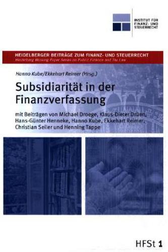 Subsidiarität in der Finanzverfassung