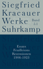 Essays, Feuilletons, Rezensionen, 4 Bde.