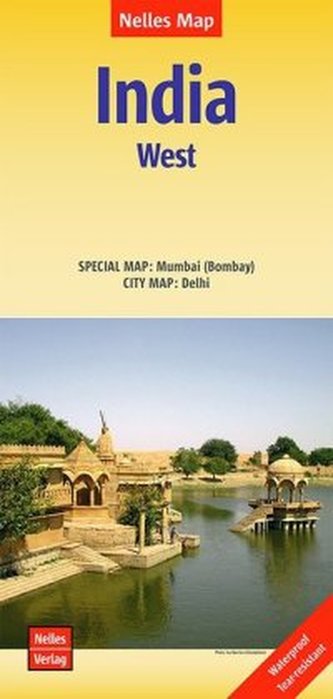 Nelles Map Landkarte India West. Indien West / Inde Quest / India Queste