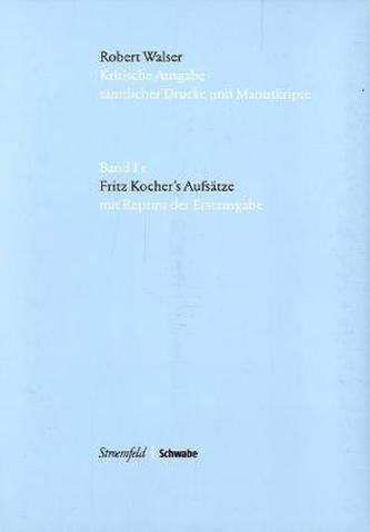 Fritz Kocher's Aufsätze