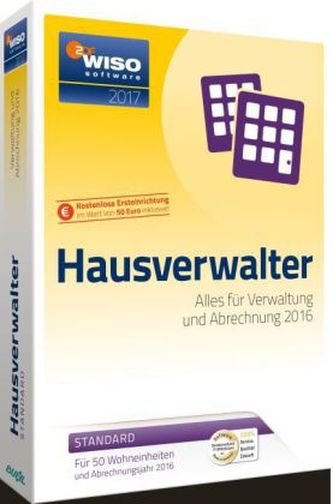 WISO Hausverwalter 2017 Standard, CD-ROM