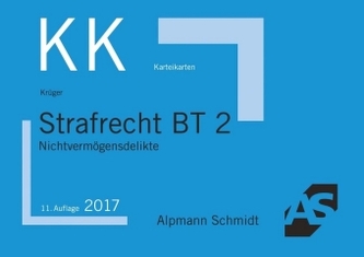 Karteikarten Strafrecht BT 2, Nichtvermögensdelikt. Tl.2