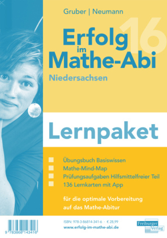 Erfolg im Mathe-Abi 2016 - Lernpaket Niedersachsen