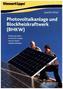 Photovoltaikanlage und Blockheizkraftwerk (BHKW)