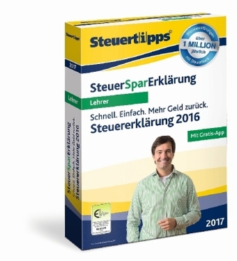 SteuerSparErklärung Lehrer 2017, CD-ROM