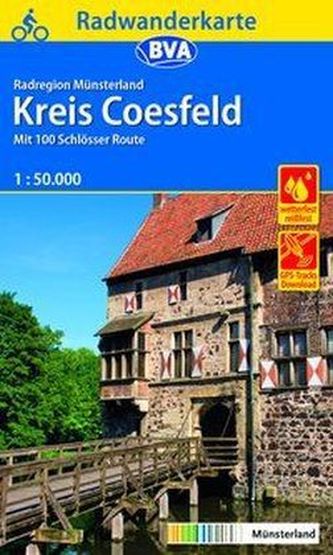 BVA Radwanderkarte Radregion Münsterland Kreis Coesfeld 1:50.000