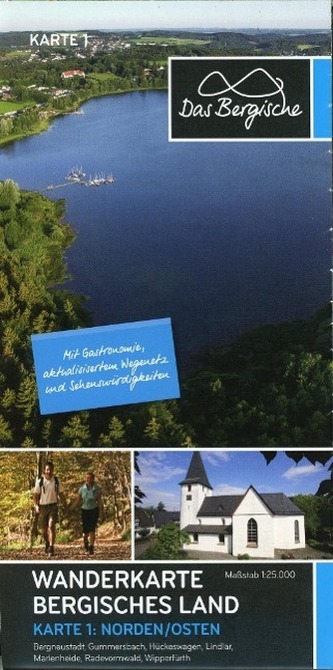 Naturpark Bergisches Land - Talsperrenlandschaft, Wanderkarte