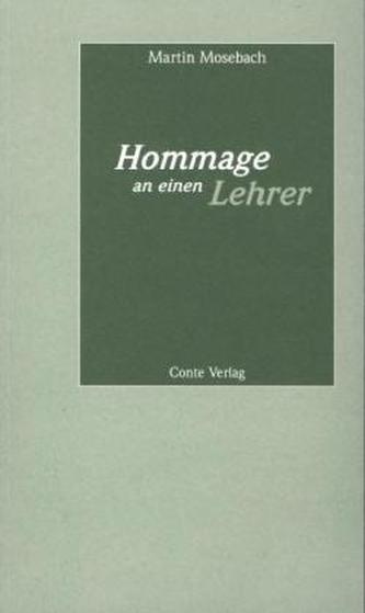 Hommage an einen Lehrer