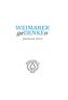 WEIMARER geDENKEn. Jahrbuch 2014