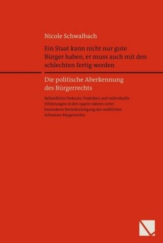 Ein Staat kann nicht nur gute Bürger haben, er muss auch mit den schlechten fertig werden