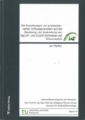 Die Auswirkungen von prozessrelevanten Einflussparametern auf die Benetzung und Ausbreitung von AgCuTi- und CuSnTi-Schmelzen auf