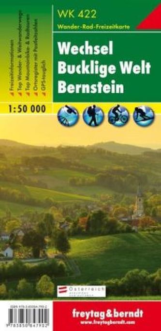 Freytag & Berndt Wander-, Rad- und Freizeitkarte Wechsel, Bucklige Welt, Bernstein