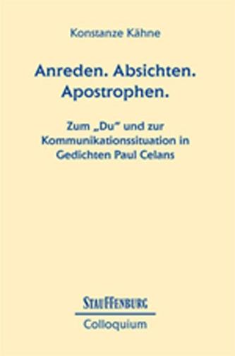 Anreden. Absichten. Apostrophen.