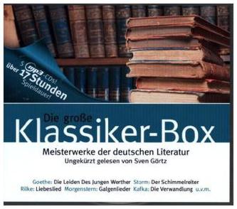 Die große Klassiker Box, 5 MP3-CDs