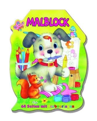 Malblock gestanzt - Hund