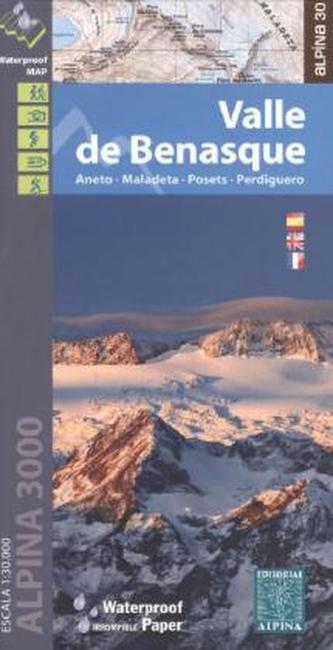 Wanderkarte Vallee Benasque