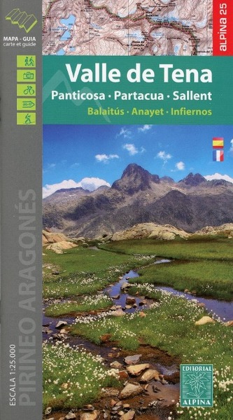 Wanderkarte Valle de Tena