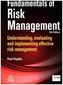 Fundamentals of Risk Management
