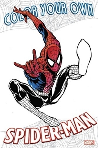 Color Your Own Spider-Man Color Your Own Spider-Man