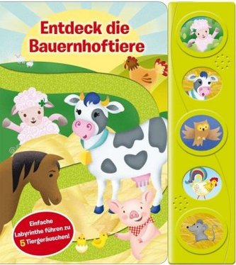 Entdeck die Bauernhoftiere, m. Soundeffekten