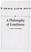 Philosophy of Loneliness