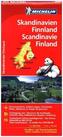 Michelin Karte Skandinavien - Finnland. Scandinavie, Finland