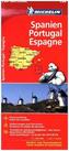 Michelin Karte Spanien / Portugal. Espagne, Portugal