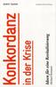 Konkordanz in der Krise