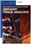 Organic Trace Analysis