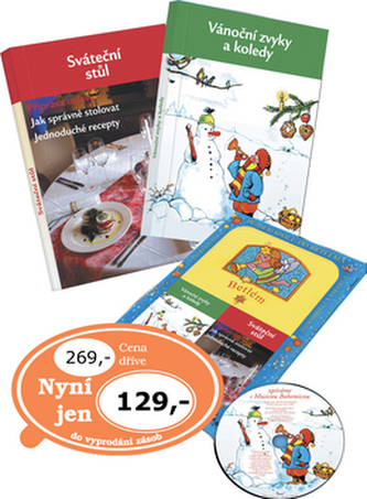 Vánoční krabička - zvyky,sváteční stůl, betlém,CD