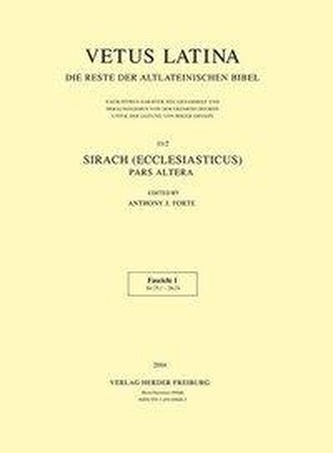 Sirach (Ecclesiasticus) - Pars altera