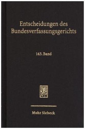 Entscheidungen des Bundesverfassungsgerichts (BVerfGE)