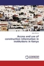 Access and use of construction information in institutions in Kenya