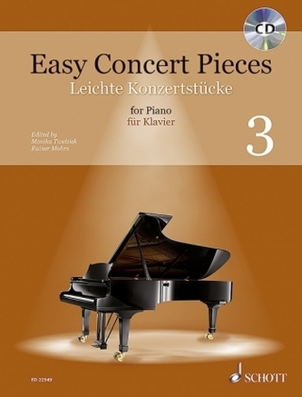 Easy Concert Pieces, für Klavier, m. Audio-CD. Bd.3 Easy Concert Pieces, für Klavier, m. Audio-CD. Bd.3