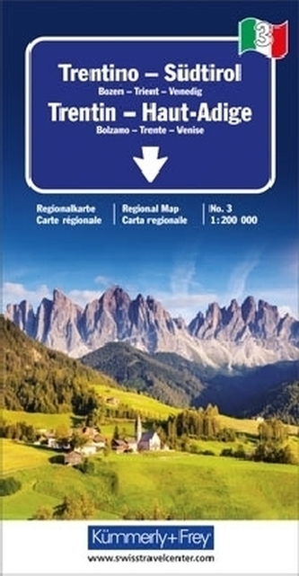 Kümmerly & Frey Karte Trentino - Südtirol
