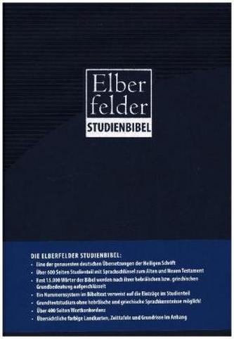 Elberfelder Studienbibel, Kunstleder blau