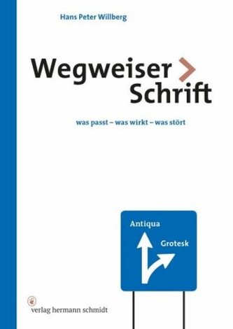 Wegweiser Schrift