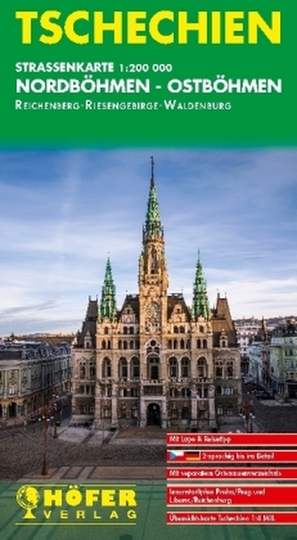 Höfer Straßenkarte Tschechien, Nordböhmen-Ostböhmen