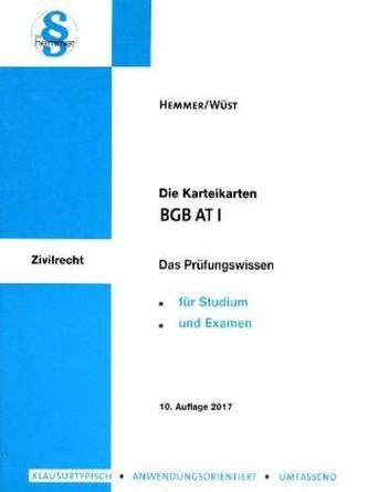 BGB-AT, Karteikarten. Tl.1