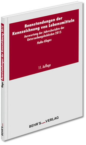 Beanstandungen der Kennzeichnung von Lebensmitteln
