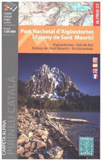 Wanderkarte Park National Aiguestortes