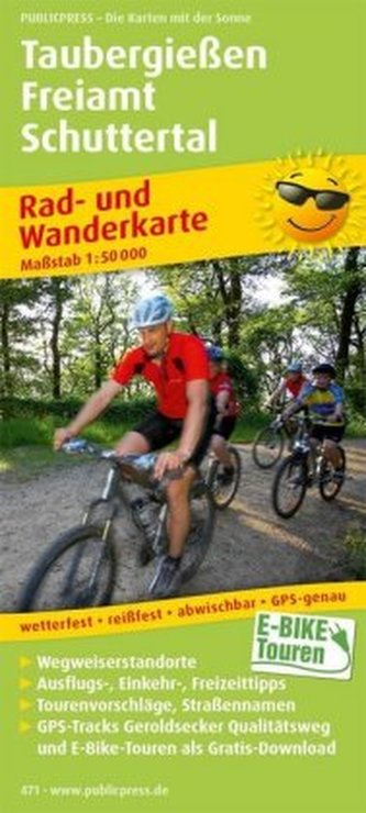PublicPress Rad- und Wanderkarte Taubergießen - Freiamt - Schuttertal