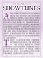 The Library Of Showtunes