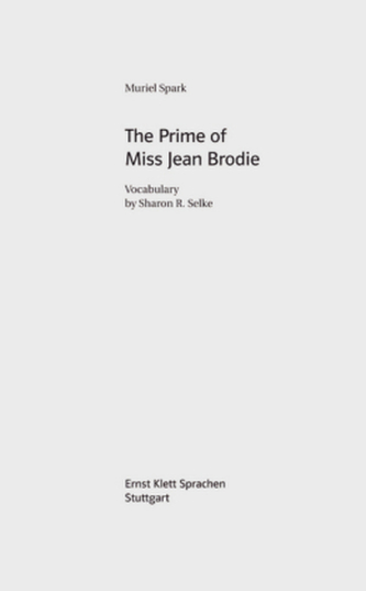 The Prime of Miss Jean Brodie, Vocabulary