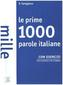 Le prime 1000 parole italiane con esercizi