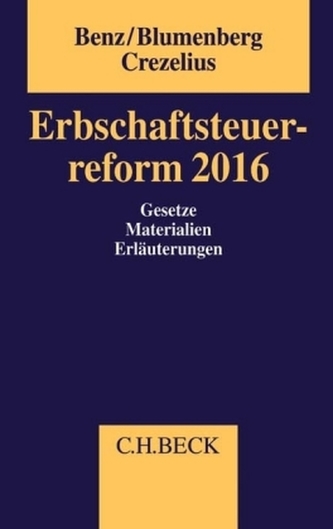 Erbschaftsteuerreform 2016
