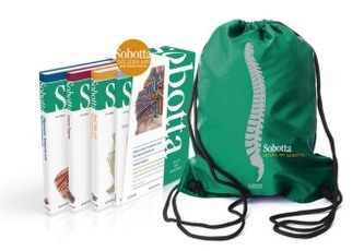 Sobotta, Atlas der Anatomie, 3 Bde., Tabellenheft u. Sportbeutel