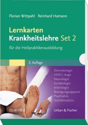 Lernkarten Krankheitslehre für die Heilpraktikerausbildung. Tl.2