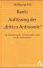 Kants Auflösung der 'dritten Antinomie'