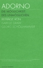 Adorno. Die Möglichkeit des Unmöglichen, Katalogband. Adorno. The Possibility of the impossible, Catalogue. Bd.1
